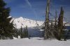Winter Snoeshowing and skiing at Crater Lake