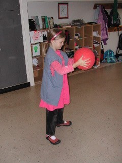 Student wears a stylish weighted therapeutic vest